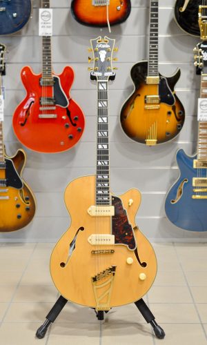 D'Angelico Deluxe 59 Satin Honey - DAD59SHNGT