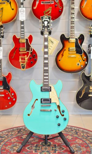 D’Angelico Premier DC Surf Green - DAPDCSGRNS - Esposizione Guitar Show Bologna 2026